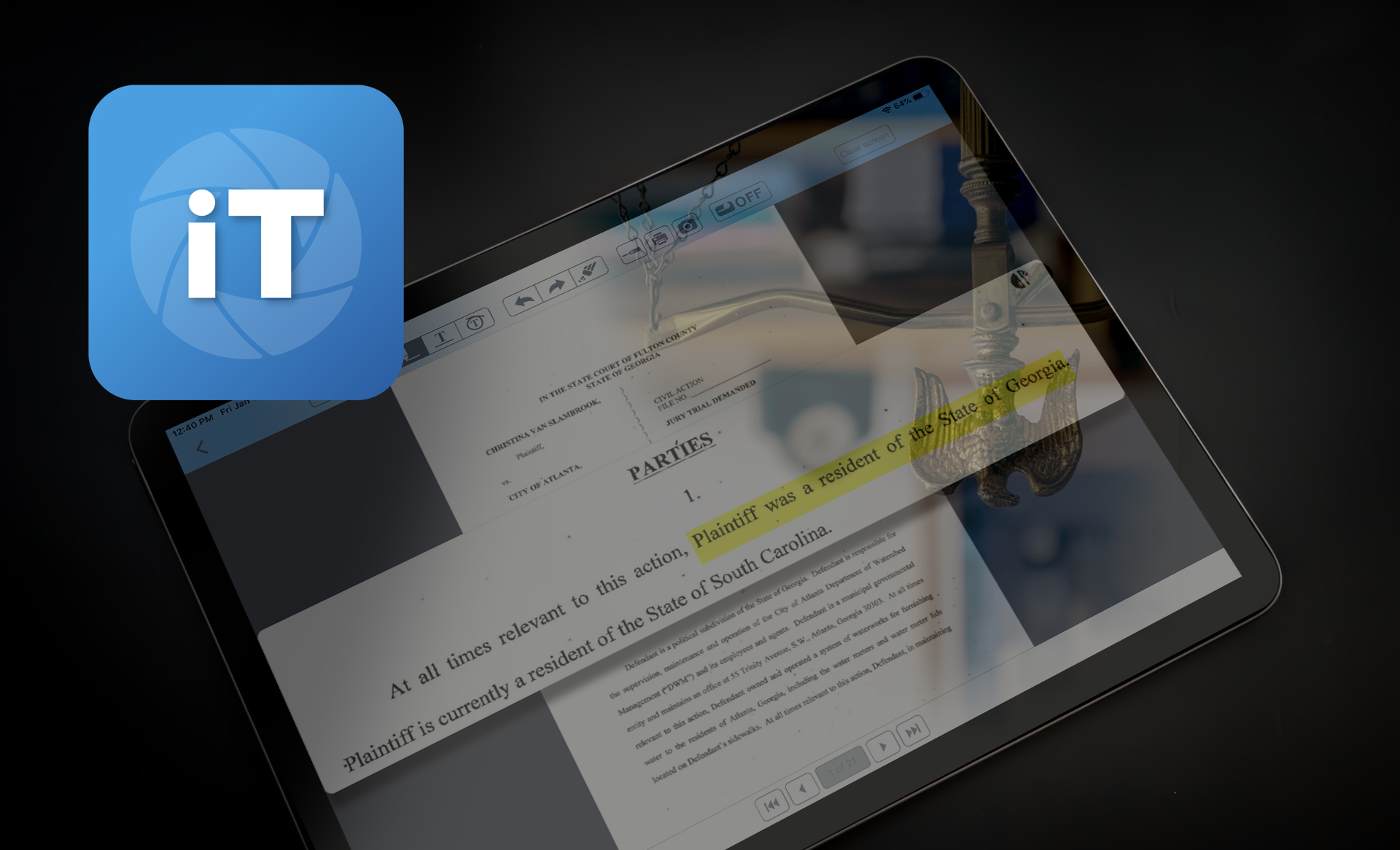 Introducing iTrial™ iPad App: Elevate Your Trial Presentations with Simplicity and Efficiency